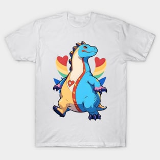 Fun Cartoon Dino 05 T-Shirt